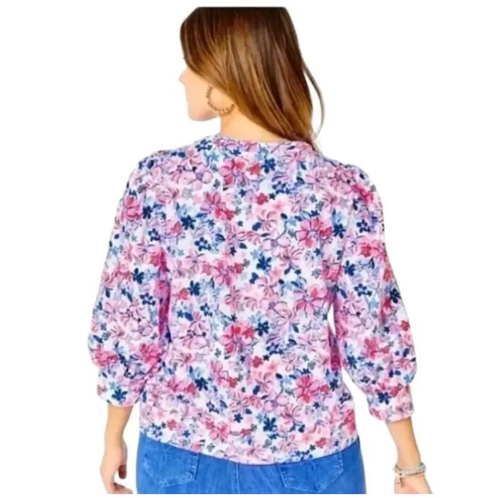 Lilly Pulitzer Women's Corden Sweatshirt sz Small in Party Like A Lobster